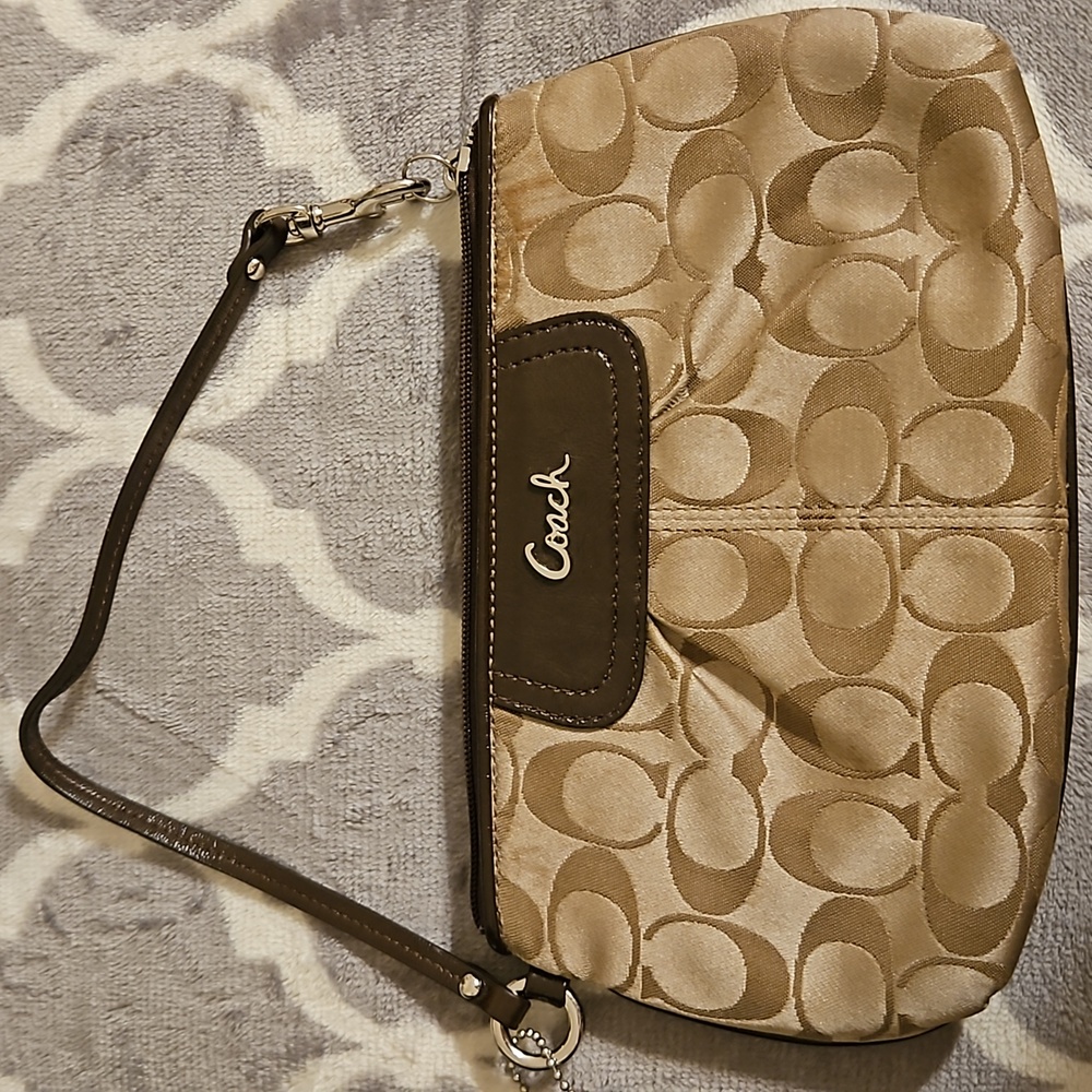 Coach large wristlet